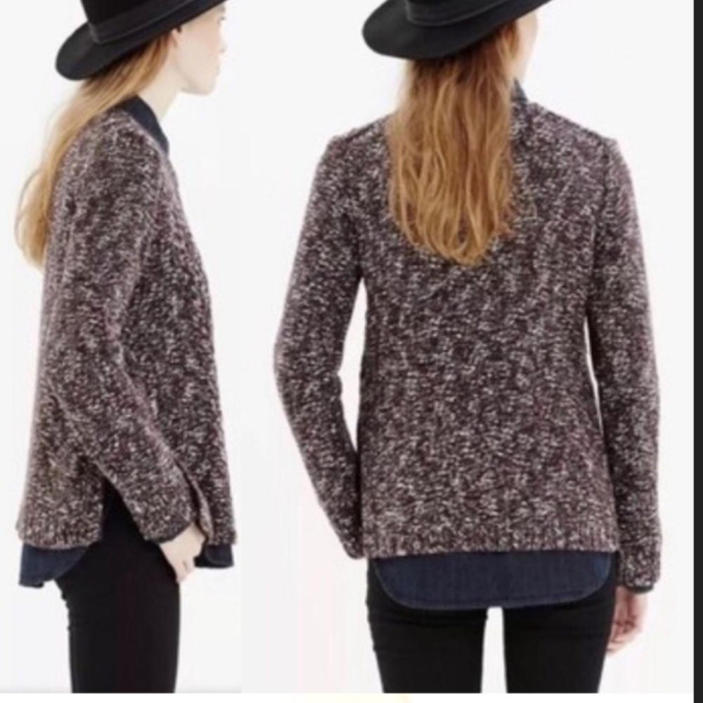 Madewell Firelight Pullover Sweater Wool Alpaca 